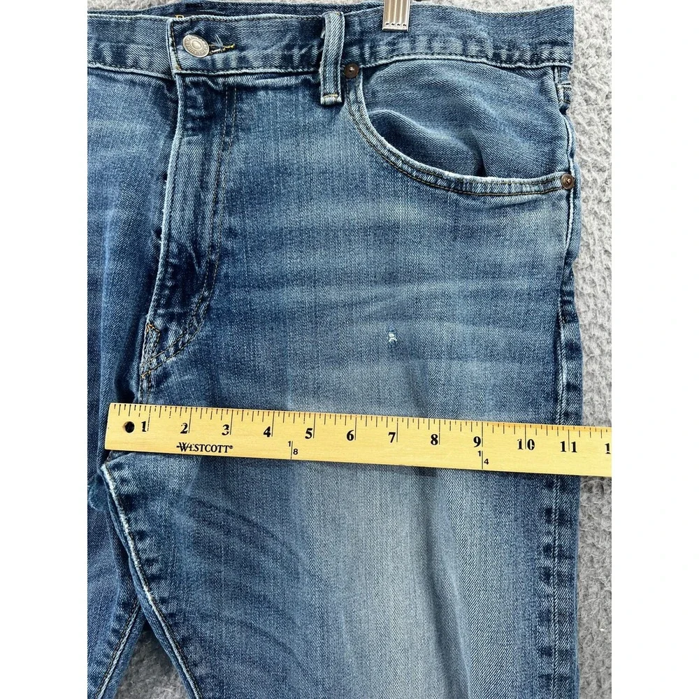 Polo Ralph Lauren Straight Fit Jeans Men's‎ 38x30 Medium Sanded Wash Blue